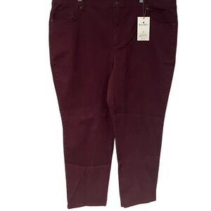 NWT Gloria Vanderbilt Amanda Jeans Huckleberry Tapered Leg Classic Rise Size 24W